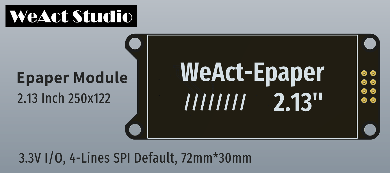 "Epaper Module 2.13"