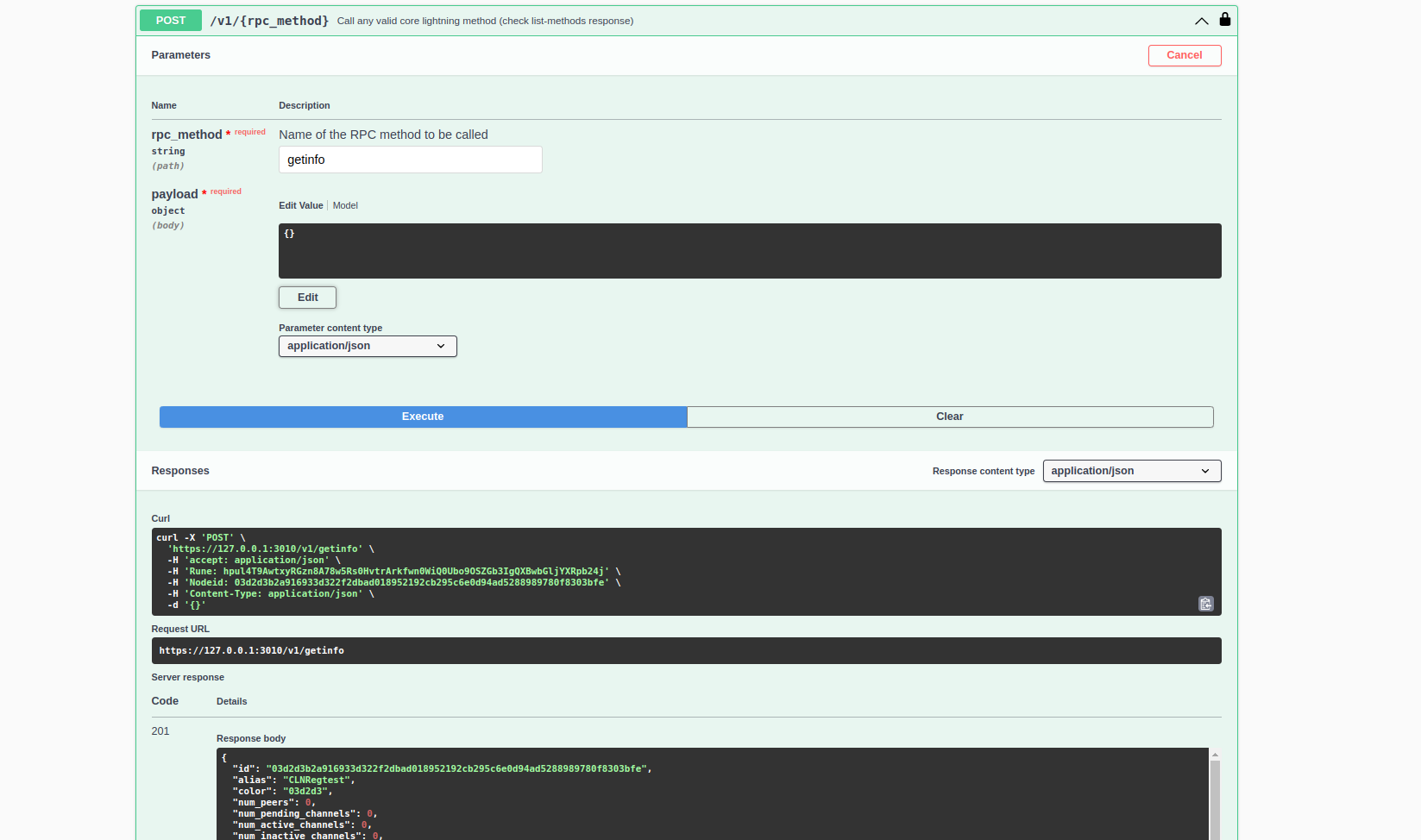 Swagger POST RPC Method